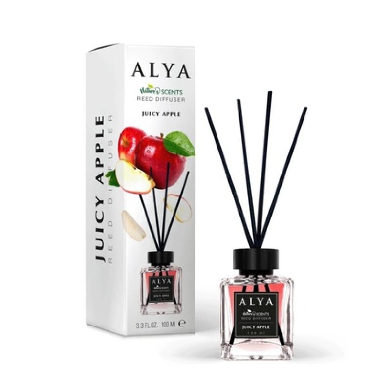 Alya Room Freshener Juicy Apple - 100ml Reed Diffuser