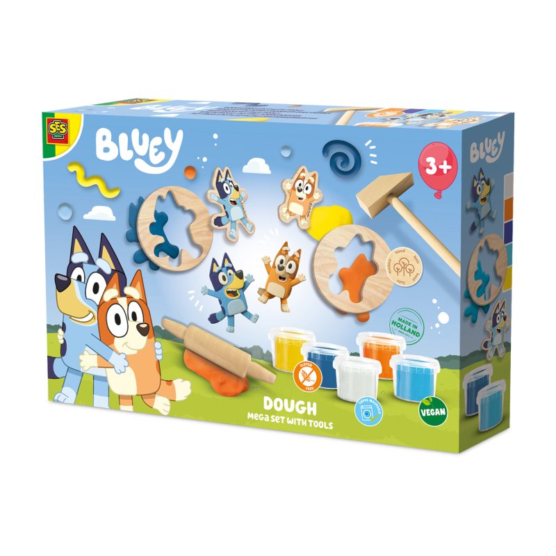 SES Creative - Bluey - Dough Mega Set 5 x 90g (S14097)