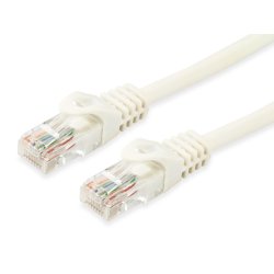 Equip Patchkabel Cat6A U/UTP 2xRJ45 7.50m weiß LSZH Polybeutel