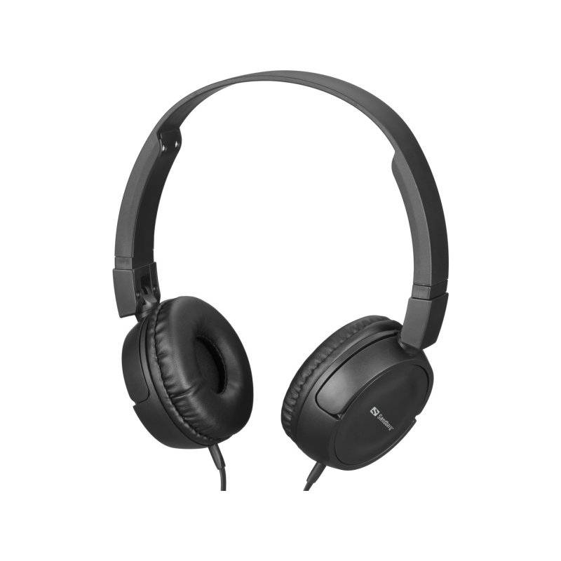 Sandberg Saver MiniJack HeadPhoneTravel Casques Avec fil Arceau De voyage Noir