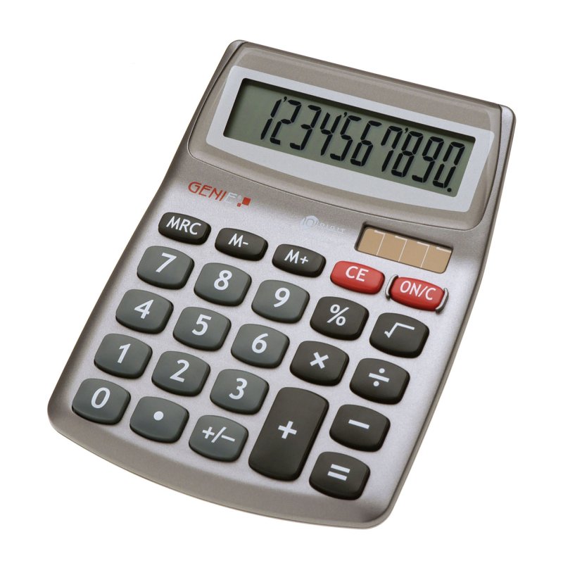 Genie 540 calculatrice Bureau Calculatrice à écran Gris