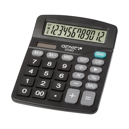 Genie 225 BD calculatrice Bureau Calculatrice basique Noir