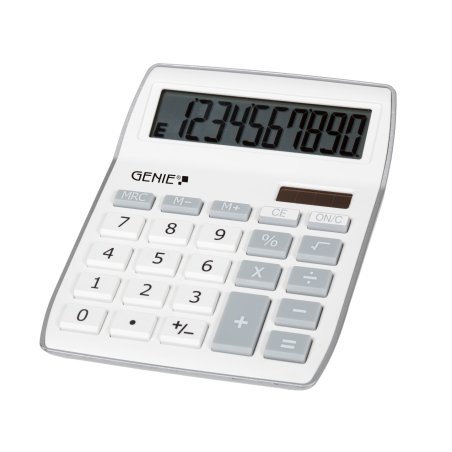 Genie 840 S calculator Desktop Display Grey, White