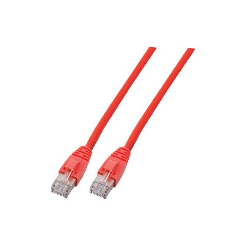 EFB RJ45 Patchkabel U/UTP, Cat.6, LSZH, CCA, 1m, rot