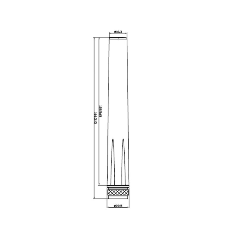 DeLOCK 88980 antenne Antenne omni-directionnelle Type-N 2,5 dBi
