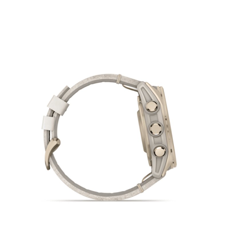 Garmin Fenix 8 3,3 cm (1.3") AMOLED 43 mm Numérique 416 x 416 pixels Écran tactile Or Wifi GPS (satellite)