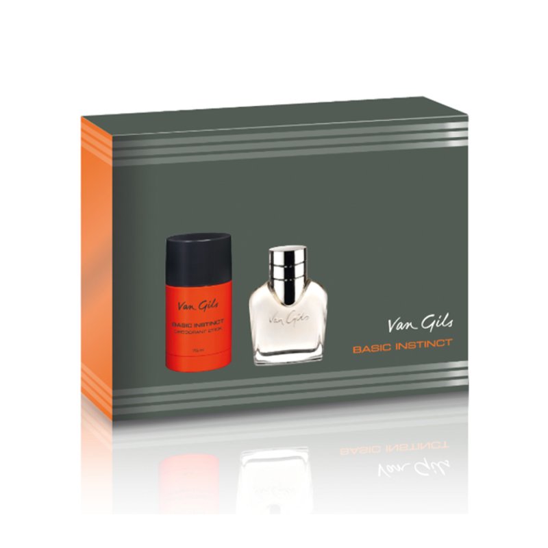 Van Gils compatible - Basic Instinct EDT 40 ml + Deo Stick - Giftset