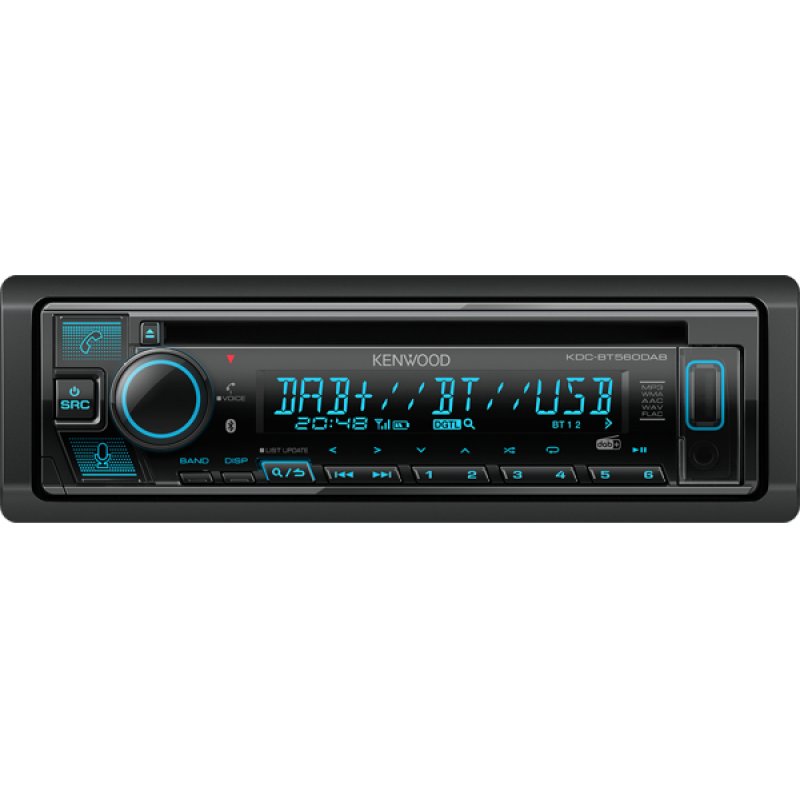 Kenwood KDC-BT560DAB CD/USB/AUX/BT/iPhone Ant./Microphone