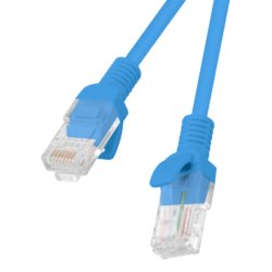 LATIGUILLO LANBERG CAT.6 UTP 0.5M AZUL