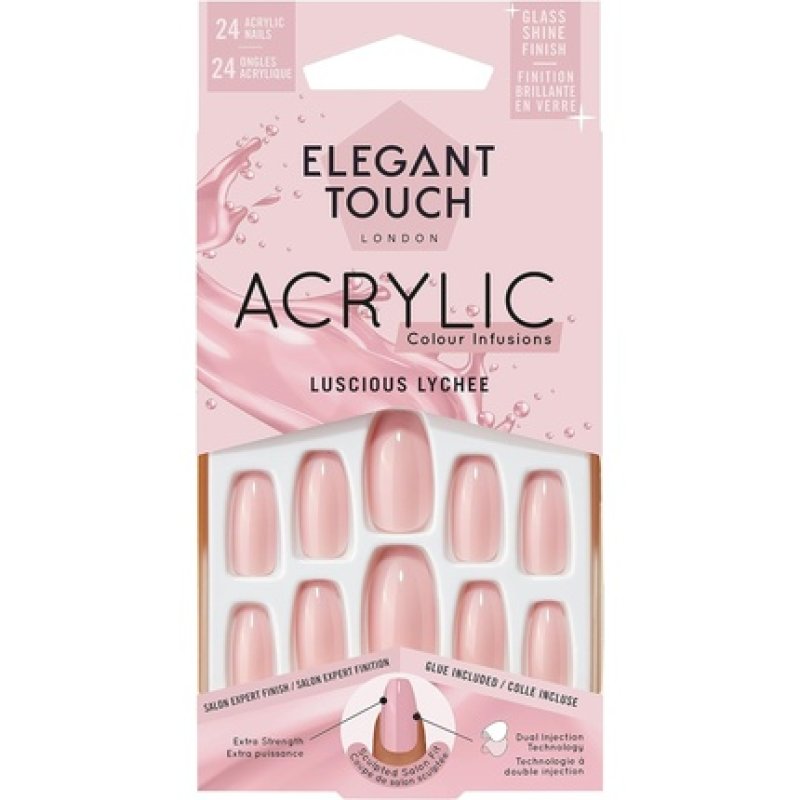 Elegant Touch Colour Acrylics Luscious Lychee 1 count