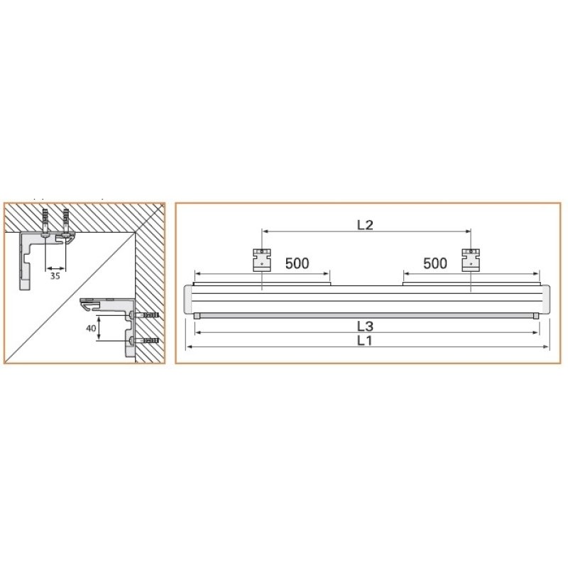 Compact RF Electr 183x240cm Matte White