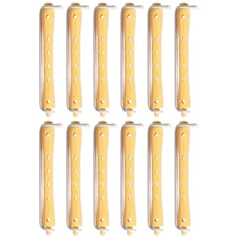 Efalock Professional Cold Wave Rollers Long 8mm Pink-Yellow