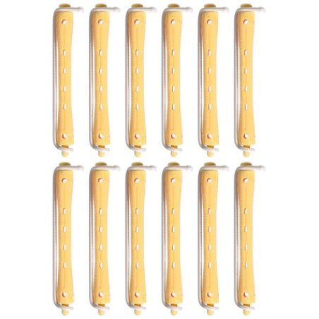 Efalock Professional Cold Wave Rollers Long 8mm Pink-Yellow