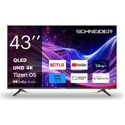 TV QLED 43' 4k TIZEN Sans bord - 3xHDMI - 2xUSB - DVBT2/S2 Origine Roum *