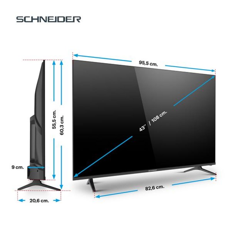 TV QLED 43' 4k TIZEN Sans bord - 3xHDMI - 2xUSB - DVBT2/S2 Origine Roum *