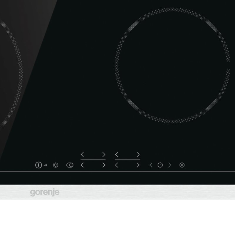 Gorenje ECT643BX Noir, Acier inoxydable Intégré Céramique 4 zone(s)