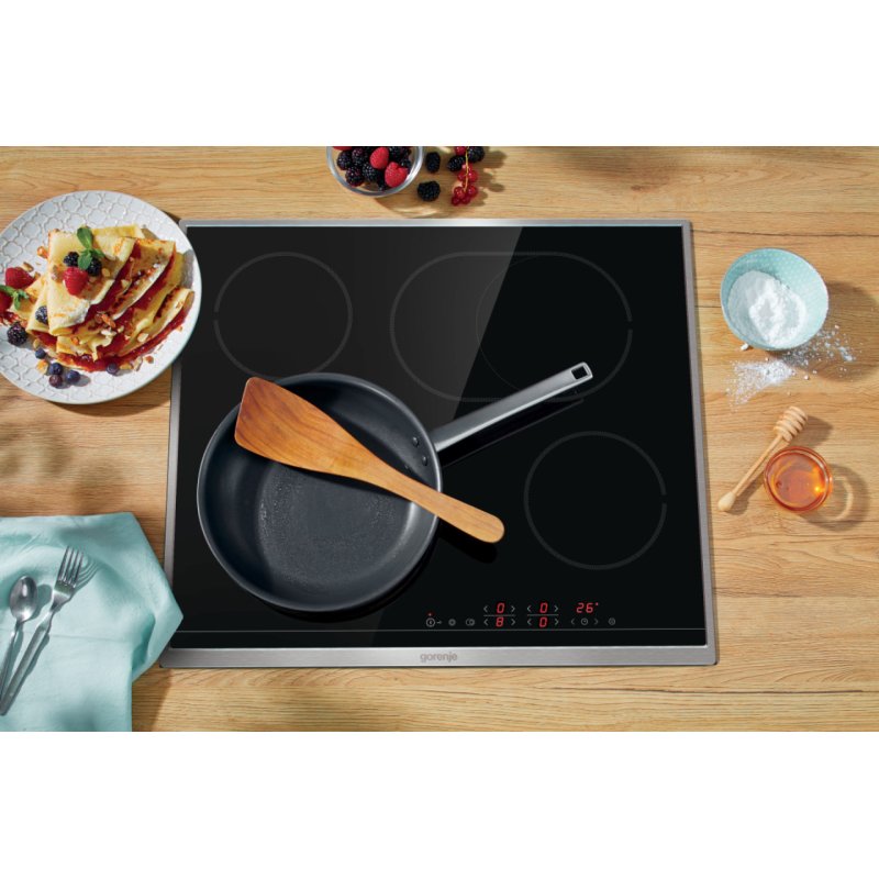 Gorenje ECT643BX Kochfeld Ceran autark Edelstahlrahmen 60cm