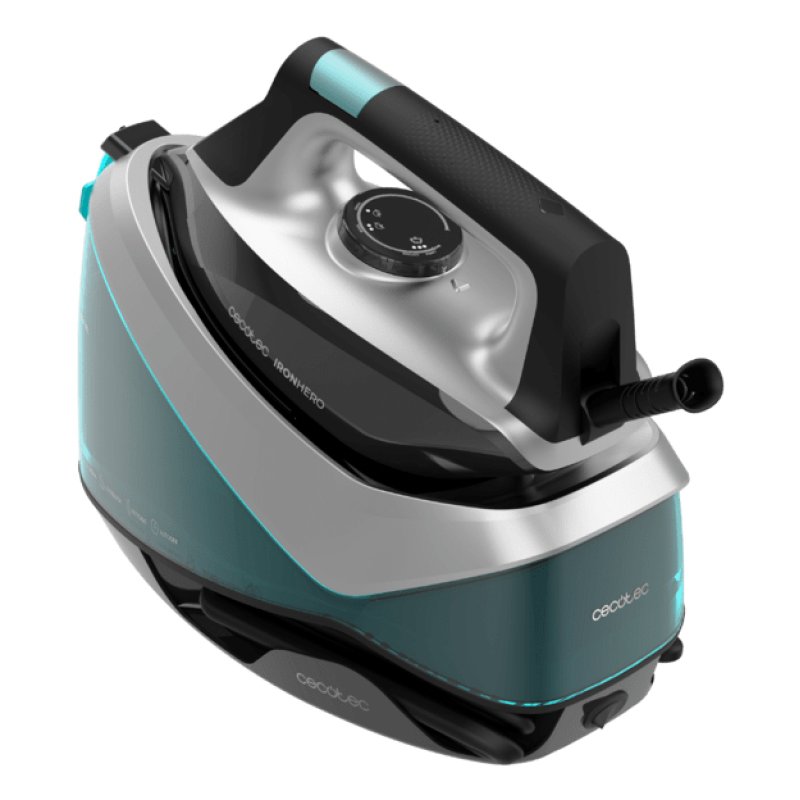 Cecotec IronHero H-2800 2800 W 2 L Semelle en céramique Noir, Bleu