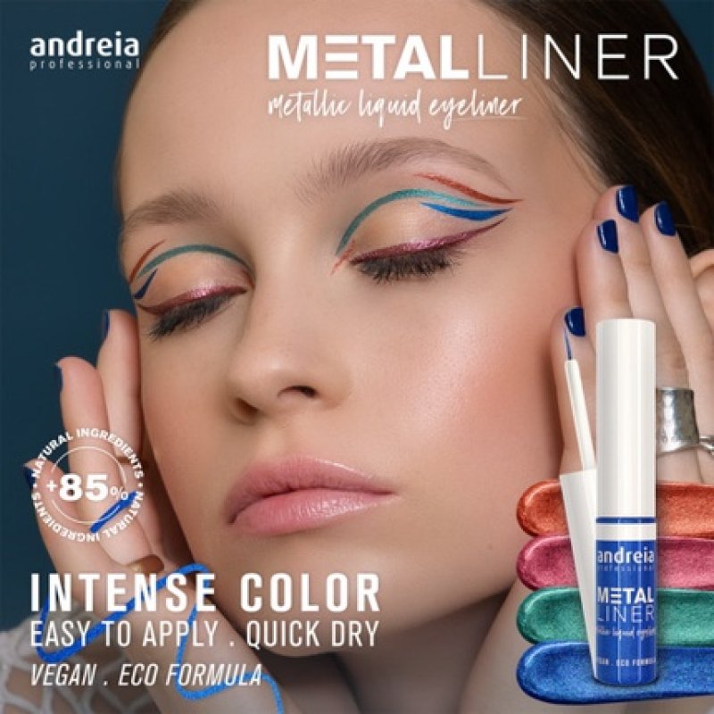 Metallic Liquid Eyeliner Pen - Intense Color, Quick-Drying, Easy to Use