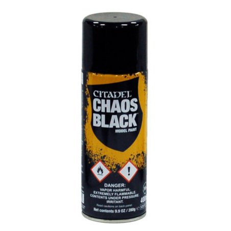 Warhammer - Paint - Spray: Chaos Black Spray