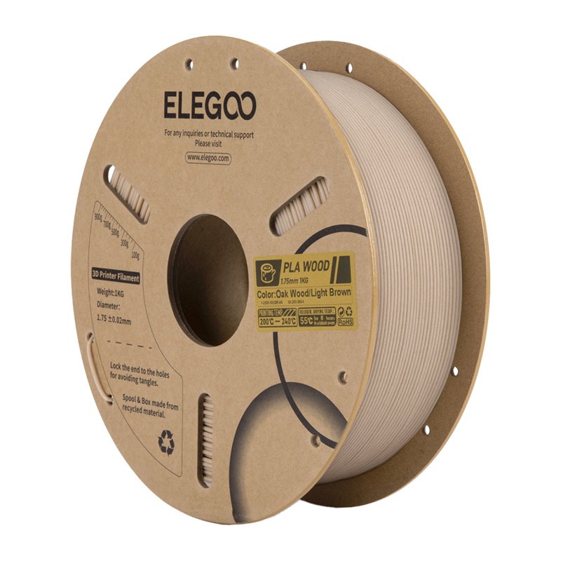 PLA Wood filament (light oak)