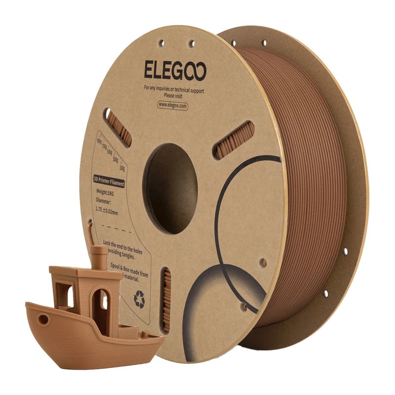 PLA Wood filament (Indian oak)