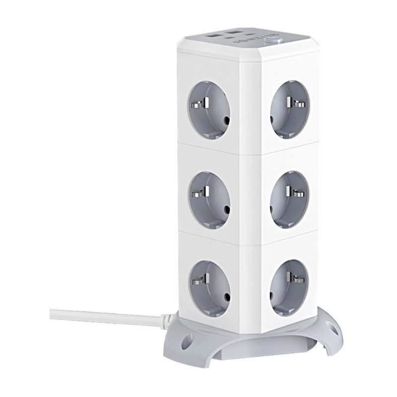 BlitzWolf BW-EC3 Vertical Power Strip with 12 Outlets