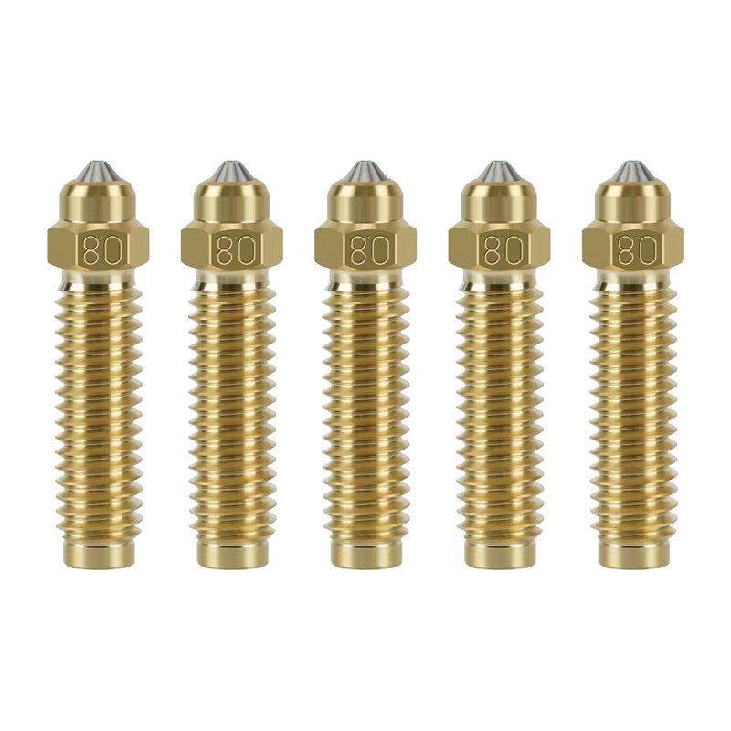 0.8 mm hardened brass nozzle set for ELEGOO Centauri Carbon