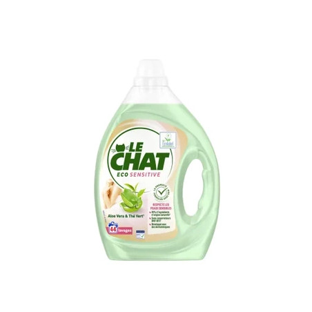 Le Chat Eco Sensitive Liquid Laundry Detergent Aloe Vera & Green Tea 44 Washes 198 Liters