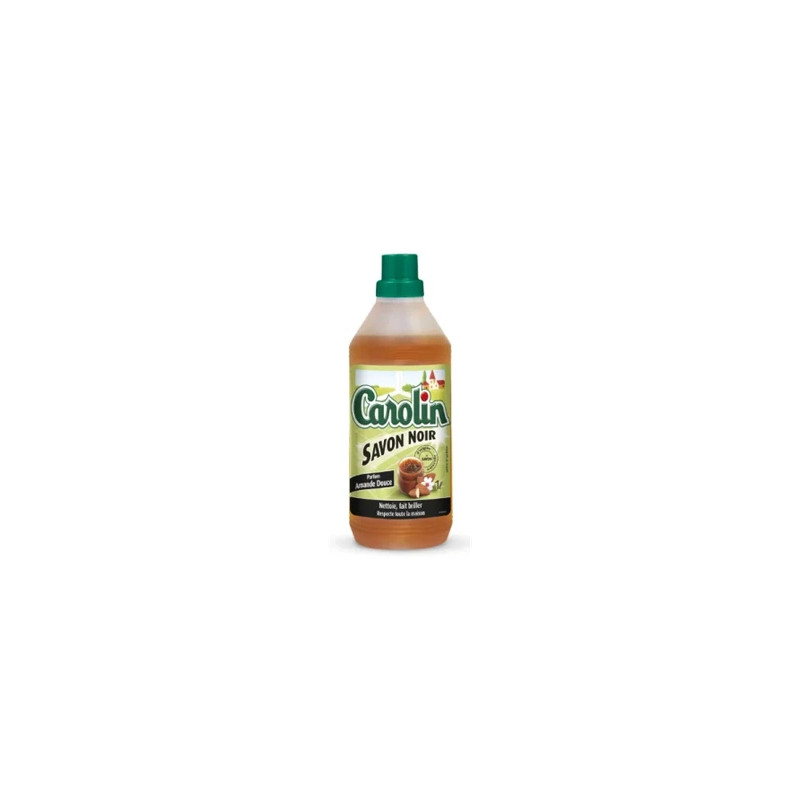 Carolin Black Soap With Sweet Almond Fragrance 1l