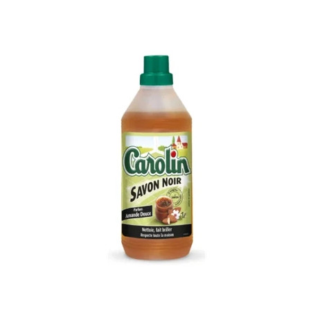 Carolin Black Soap With Sweet Almond Fragrance 1l