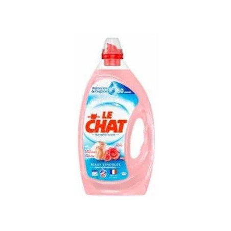 Le Chat Liquid Detergent 60 Capsules 3 Liters Sensitive Rose Softness