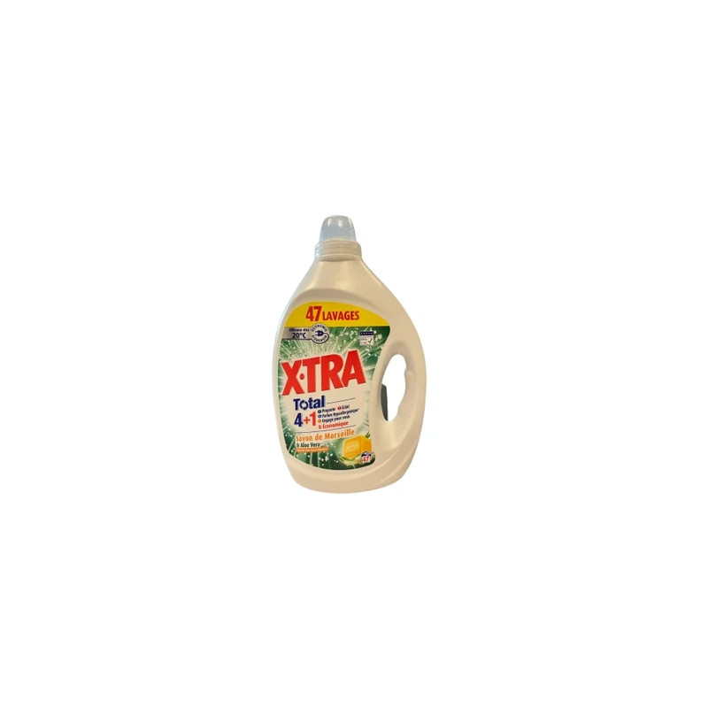 Xtra Liquid Detergent Total 41 Marseille Soap & Aloe Vera 2115 L