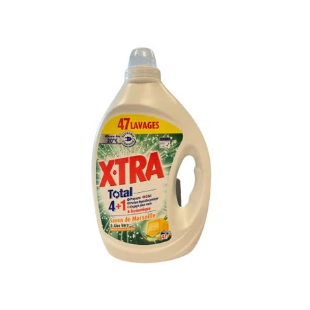 Xtra Liquid Detergent Total 41 Marseille Soap & Aloe Vera 2115 L