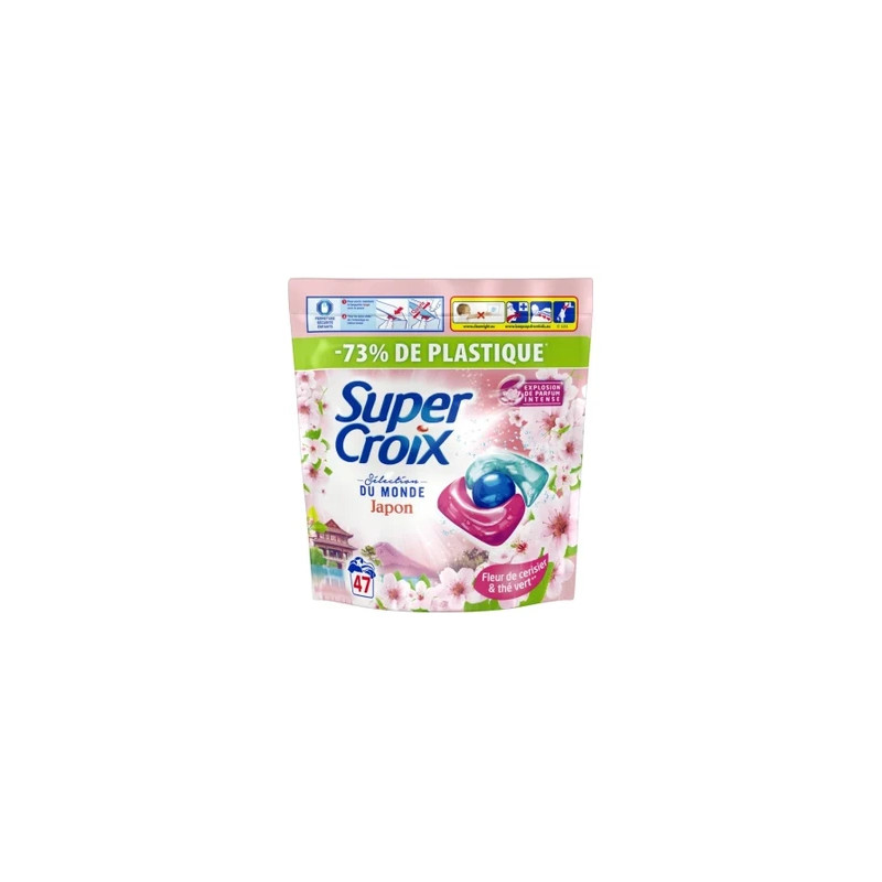 Super Croix Laundry Pods Japan 47 Count X 12 Grams