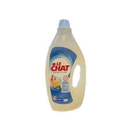 Le Chat Liquid Laundry Detergent Sensitive Marseille Soap & Aloe Vera 1575 Liters