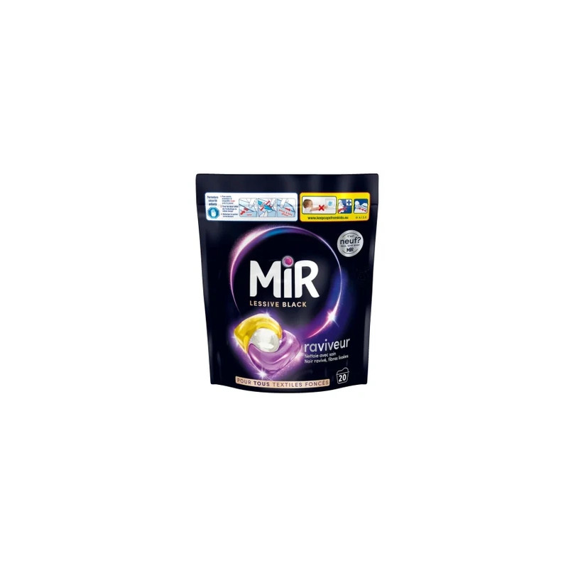 Mir Laundry Pods Black 20 Pieces