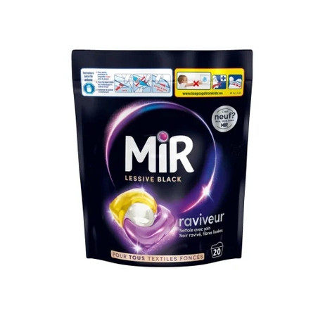 Mir Laundry Pods Black 20 Pieces
