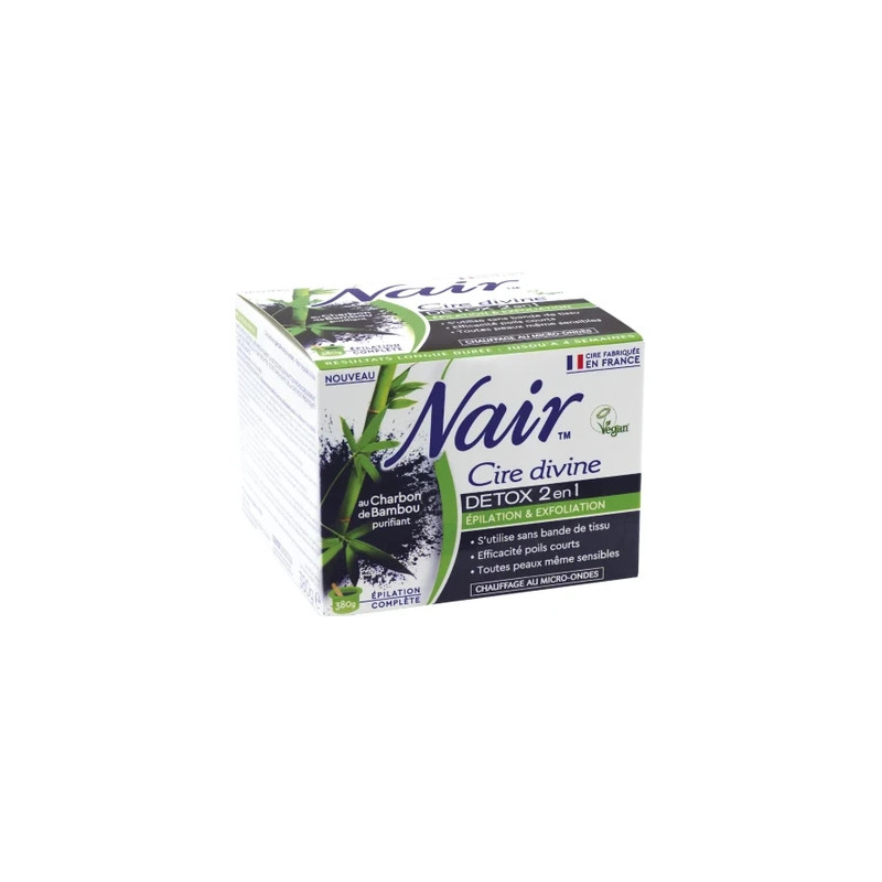 Nair Cire Divine Detox 2 In 1 Bamboo Charcoal 380g