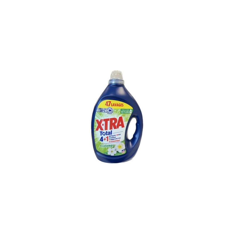 Xtra Liquid Detergent Total 41 Spring 47 Capsules 2115 Liters