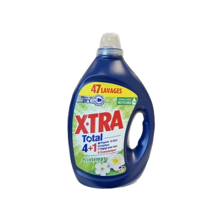 Xtra Liquid Detergent Total 41 Spring 47 Capsules 2115 Liters