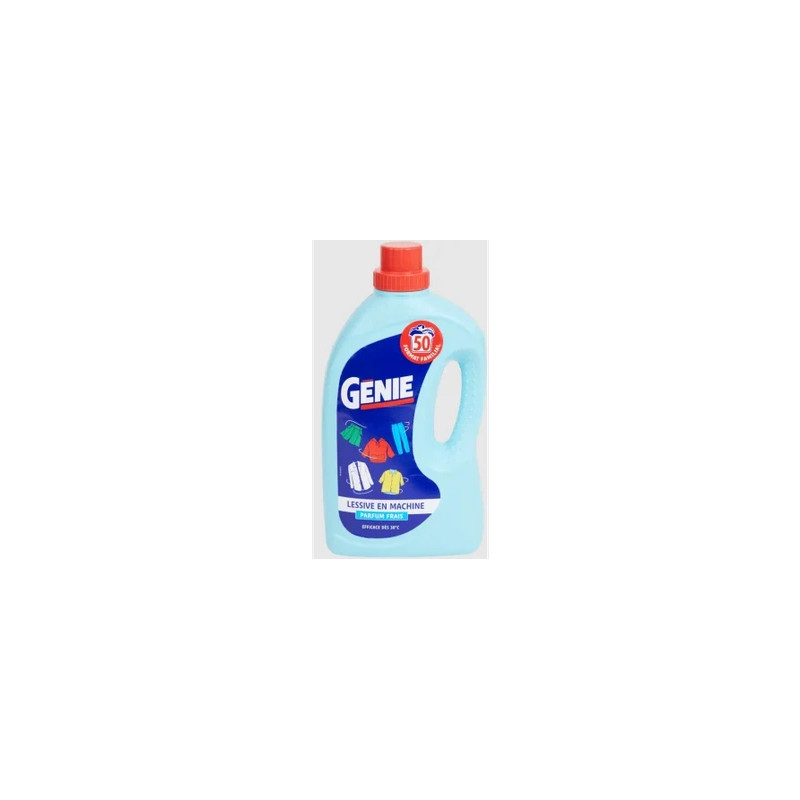 Genie Liquid Detergent Fresh Scent 50 Washes 2 Liters