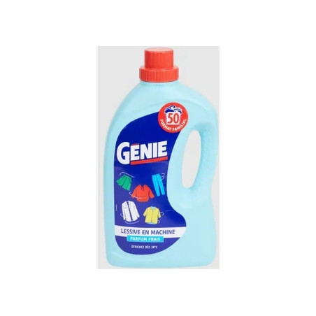 Genie Liquid Detergent Fresh Scent 50 Washes 2 Liters