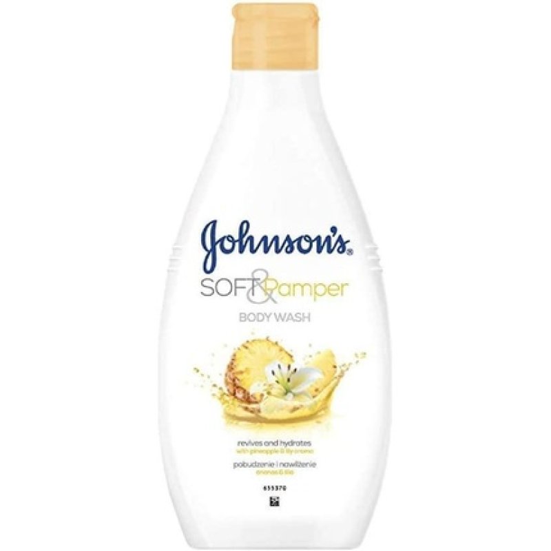 JOHNSON'S Soft and Pamper Shower Gel with Pineapple and Lily of the Valley 400ml