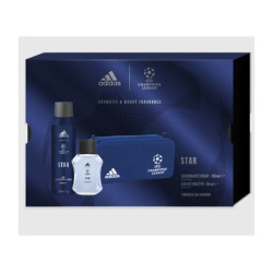 Adidas Giftset Uefa Star Eau De Toilette 50ml And Aftershave 100ml