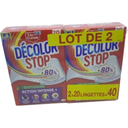 Ee Ee Decolor Stop Lot Of 2 X 20 Intense Action Wipes