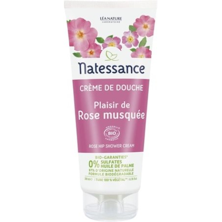 Natessance Organic Rosehip Shower Cream 200ml