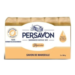 Persavon Glycerin Soap Block 5 X 100 Grams