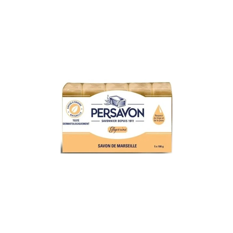 Persavon Glycerin Soap Block 5 X 100 Grams
