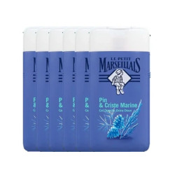 Le Petit Marseillais Shower 6pack 250ml Pine Bio & Sea Fennel